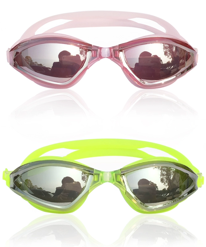 Yalijia aryca hộp lớn HD kính chống sương mù mạ kính cận thị unisex - Goggles kính bơi cho bé