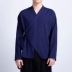 Quần áo nam phong cách Trung Quốc đeo chéo Hanfu cotton Trung Quốc vải lanh gió quốc gia quốc phục  Trang phục dân tộc