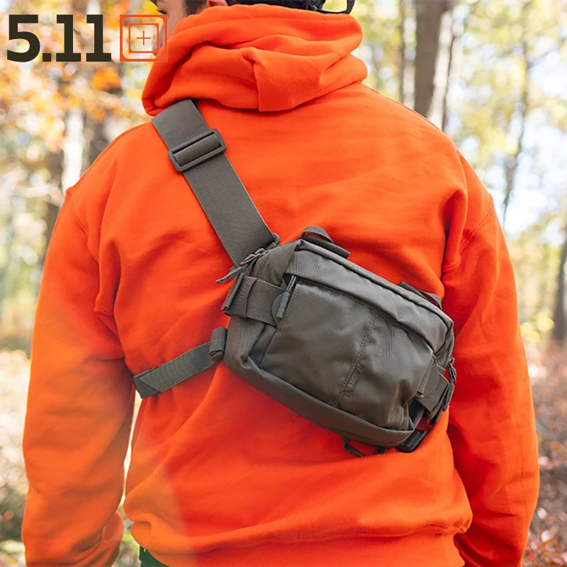 5.11 Tactical Belt Bag 511 Outdoor Small Capacity LV6 Carrying Bag Multifunctional Cross-Body Chest Bag Shoulder Bag 56445