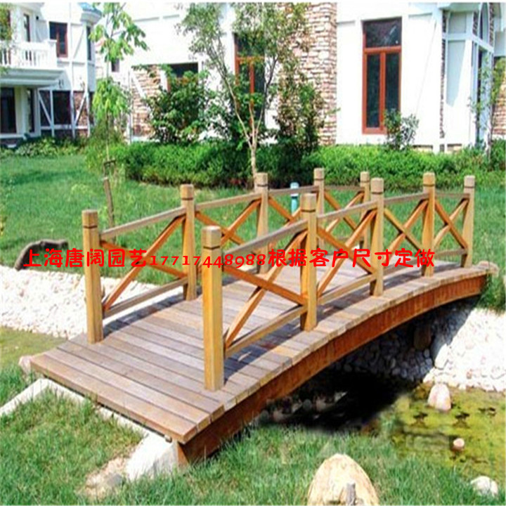 Cầu gỗ tùy chỉnh làm vườn gỗ carbonized cầu gỗ sân vườn cầu vòm cổ cầu gỗ vòm cầu chống ăn mòn gỗ cầu gỗ làm vườn cung cấp - Nguồn cung cấp vườn dụng cụ làm cỏ bằng tay