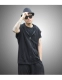Mùa xuân và mùa thu hip hop áo vest thể thao tăng chất béo vest nam giản dị mũ rộng vành áo len trùm đầu