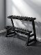 Pure Steel Electroplated Dumbbells 5-30kg Men's Pair for Home Personal Training Fixed Strength Fitness Dumbbell Rack Set