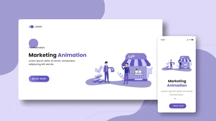 图片[5]-MG卡通人物角色扁平插画动画科技营销推广互联网AE源文件模板素材-cg男孩