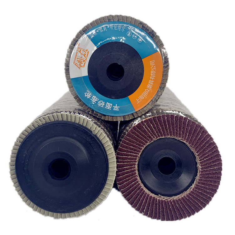 Hundred blades 100X16 angle grinder metal stainless steel grinding and polishing shutter impeller plane sandpaper polishing sheet