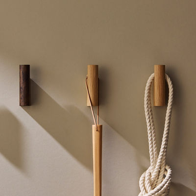 Suwei European oak hook storage and organization, Japanese style atmosphere, wooden style, ancient style