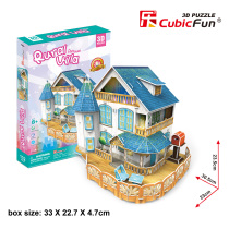 Le Cube 3D three-dimensional model LED lighting rural villa girl love new year gift