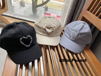 Peaked cap korean style casual unisex spring and autumn four seasons style