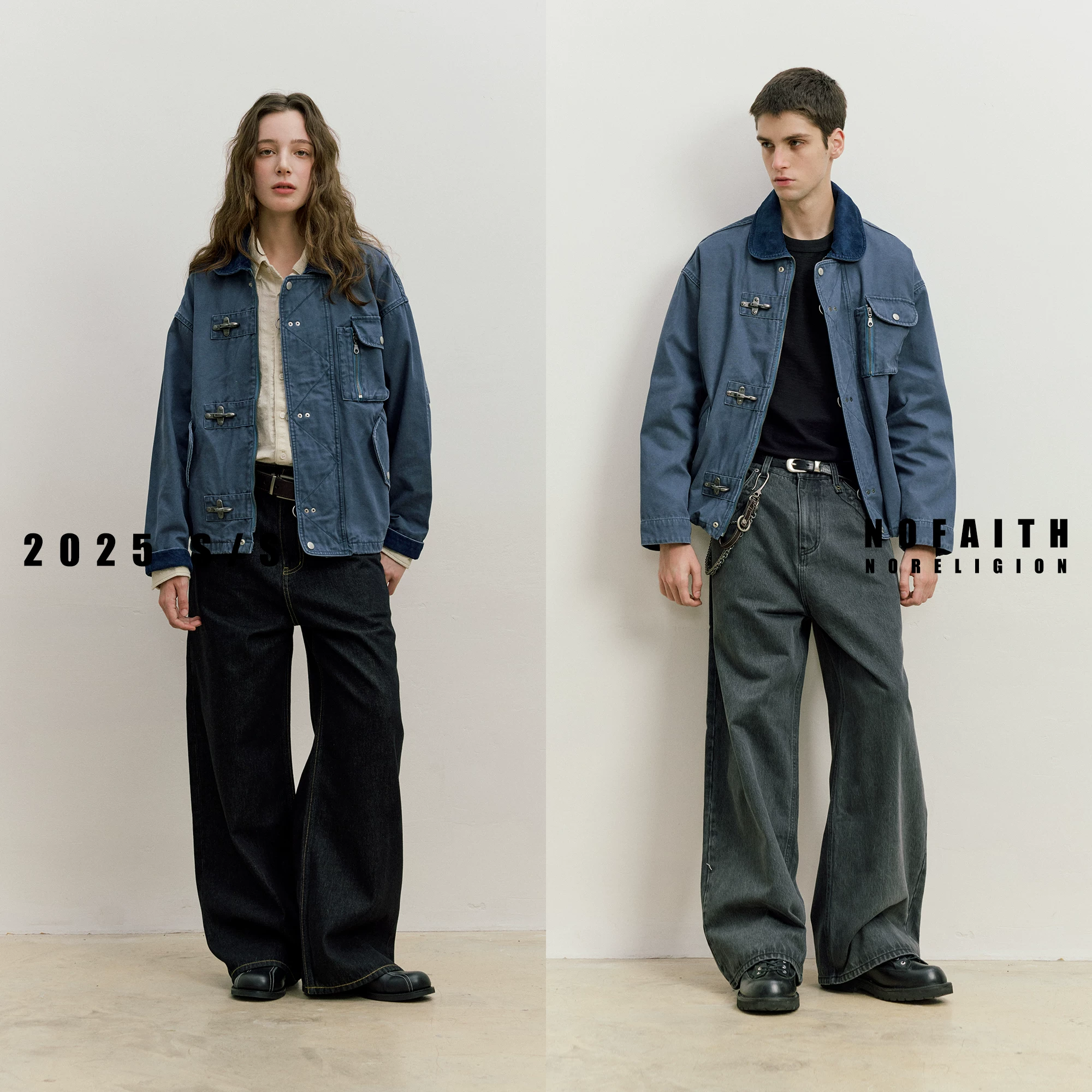 NOFAITH Cotton airplane, men's jacket, oversize
