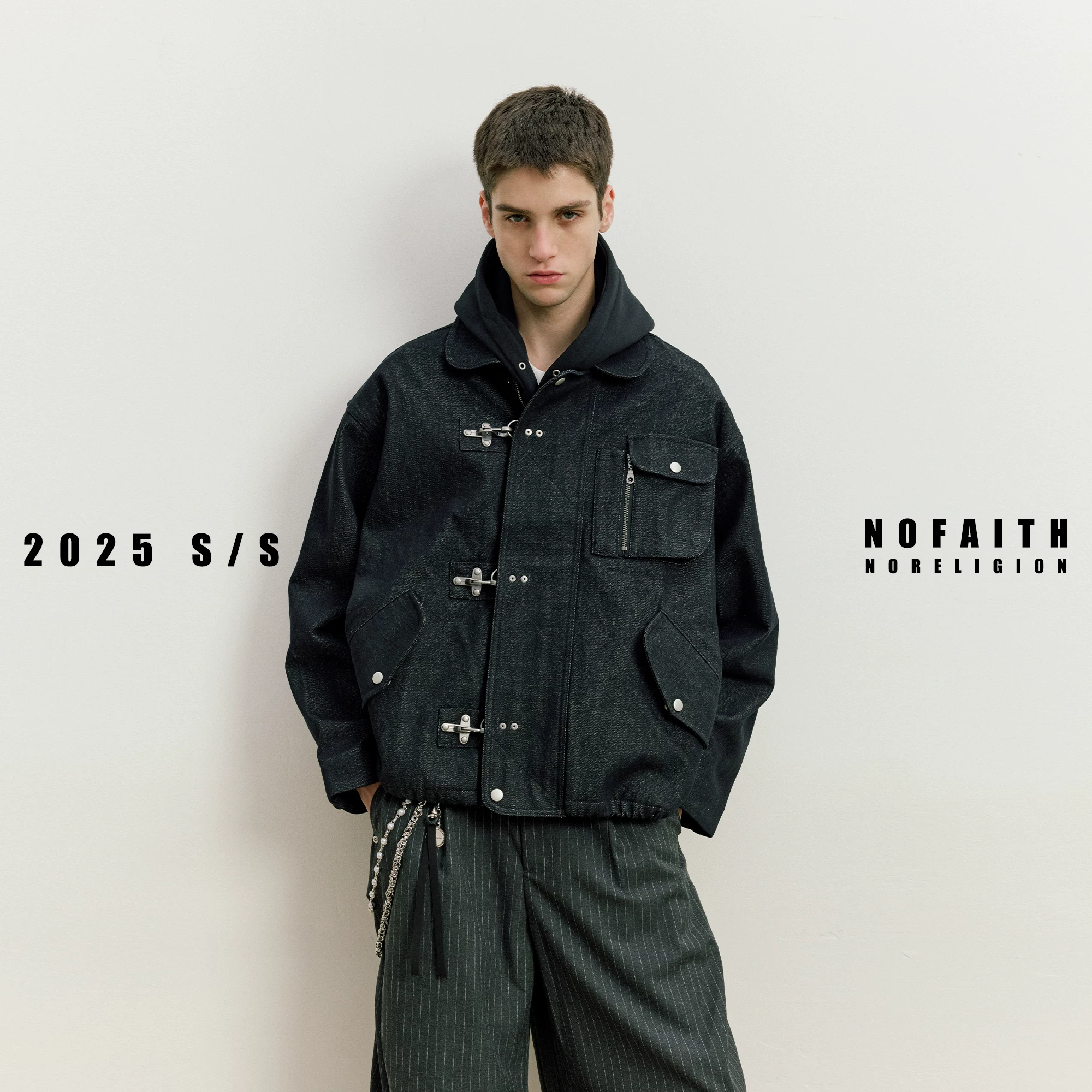 NOFAITH Cotton airplane, men's jacket, oversize