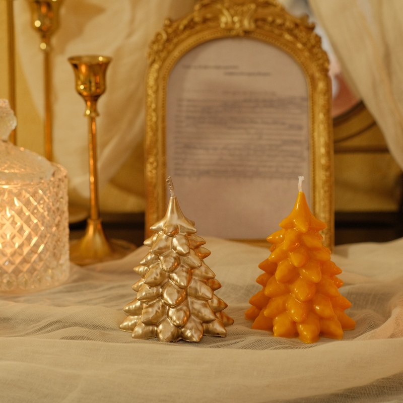 Handmade/Beeswax and Soy Wax Money Forest, Wealth Forest, Fortune Tree Shaped Candle