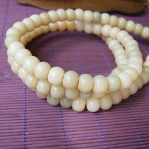 Special color white Bodhi root Apple round beads DIY beaded bracelet necklace beads accessories unbleached