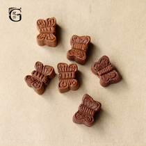 Special DIY beaded car hanger accessories MDK57 jujube wood hand carved butterfly pendant Beed hand string back Cloud