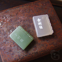 Promotional G accessories original handmade DIY beaded jewelry pendants and Tian Qingbai Jade white jade diamond pendants