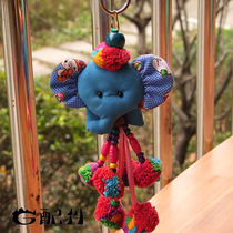 Special offer (G accessories) Thailand imported handmade fabric owl giraffe Elephant bag hanging hanging