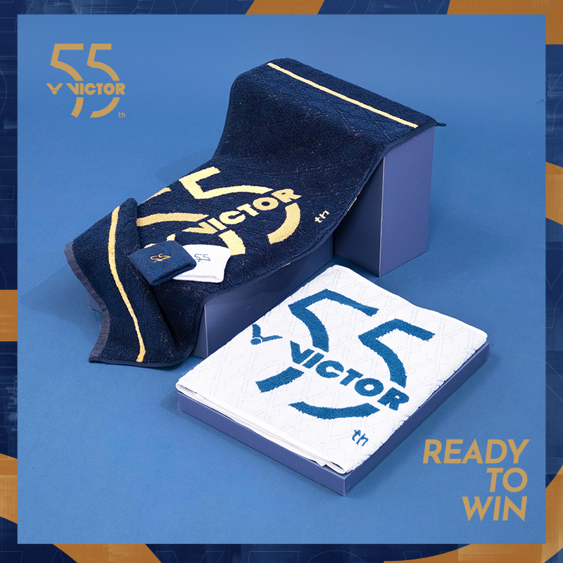 55 Anniversary Series victor Badminton Sport towel wrist pure cotton wipe Sweat towel TW-55 Remembrance SP-55-Taobao