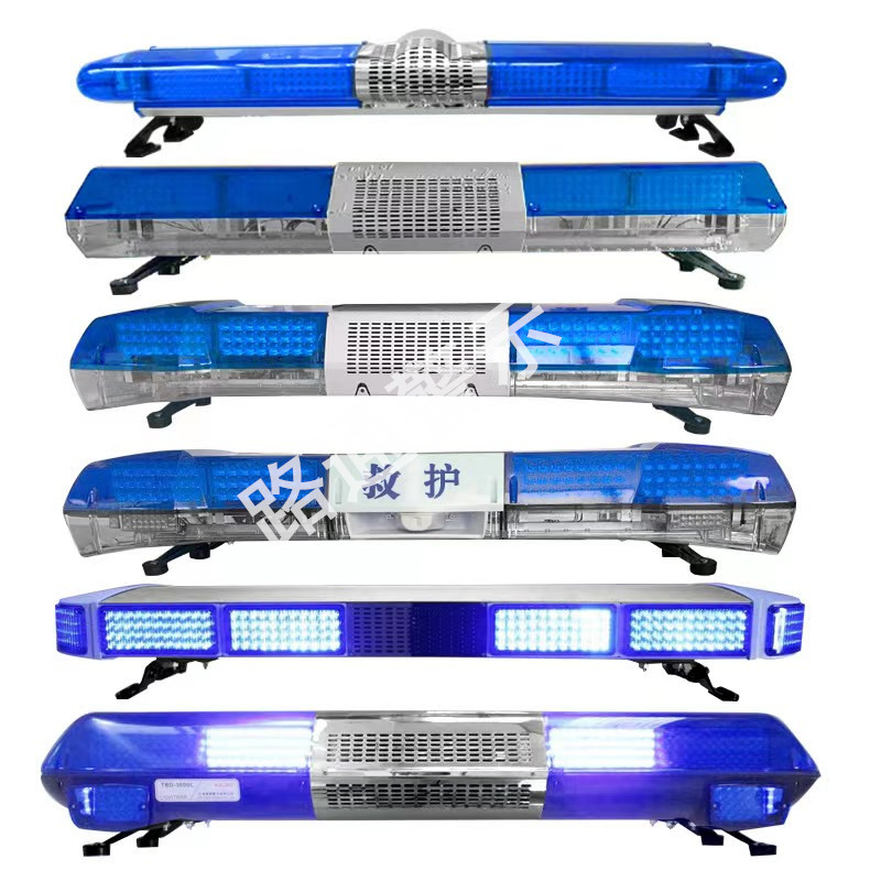 Ambulance LED Engineering Car Long Row Lights Medical Emergency Light Burst Flashing Lights Blue First Aid Lights