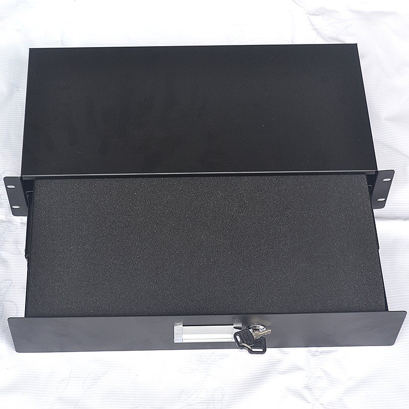 2U 19 inch wide machine microphone microphone cabinet air box active drawer
