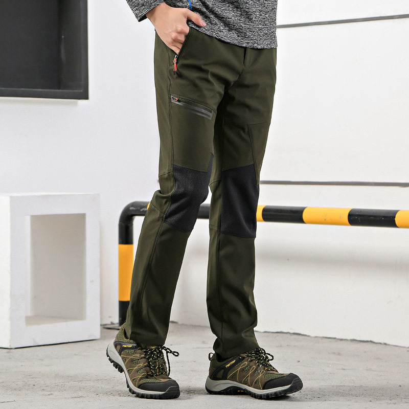 New men's outdoor sports elastic speed dry long pants quick dry and breathable punching pants climbing sports pants