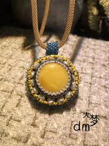 Big dream Crystal beeswax handicrafts Beeswax pendant sweater chain