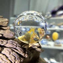 Big dream crystal natural stone medium stone big ball 33 5mm crystal transparent landscape ball Feng Shui ball