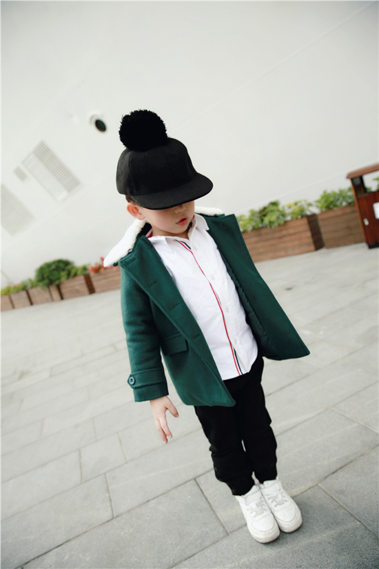 Manteau enfant LUSON en flanelle - Ref 2160789 Image 32