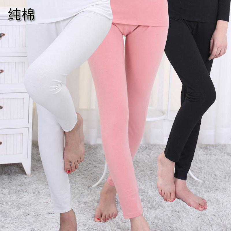 Autumn Winter Thin length pants Nets pants Nets in women's midyear 90% Pants Summer Moms Sanitary Pants Women Pants Mid Aged Pants