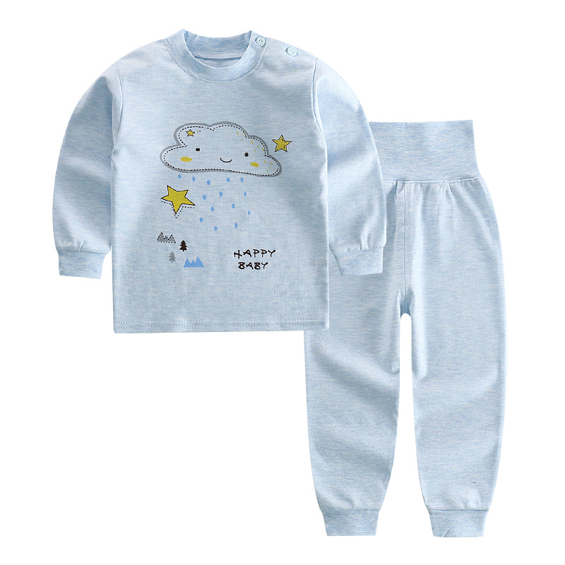 Quần lửng cạp cao thiết kế đồ lót cotton cho bé gái bé trai quần legging trẻ em mùa thu quần áo bé mùa thu quần áo màu cotton quần áo cotton cho bé gái