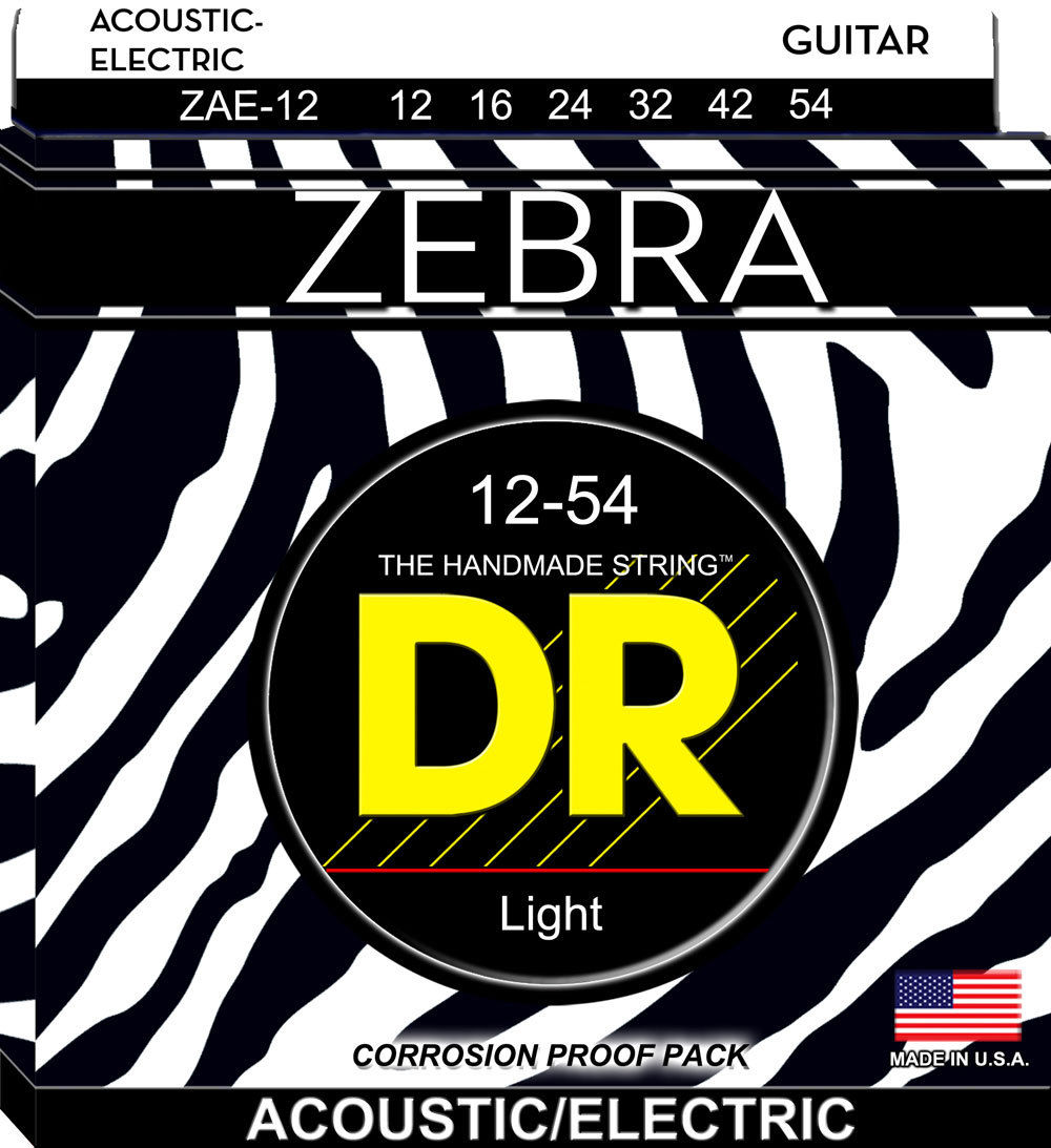 Beauty production DR Zebra ZAE-12 electric box Guitar Strings Jazz Guitar Strings electric Box Special string 12-54