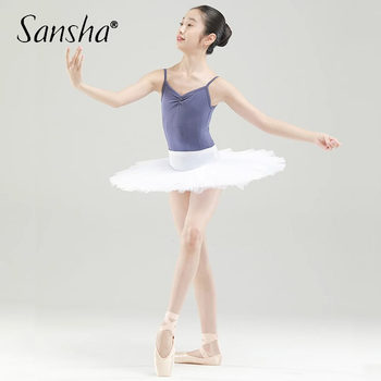 Sansha French Sansha Children's Tutu Skirt Ballet Practice Half-Length Tulle Skirt Professional Performance Tutu Skirt for Girls