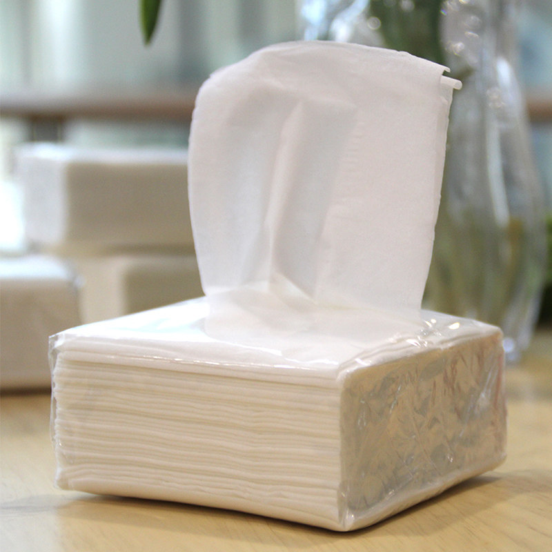 Small square pumping napkin tissue Facial tissue Removable toilet paper Hotel paper Pumping tissue Removable toilet paper 