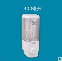 Hotel soap dispenser Bathroom wall-mounted pressing shampoo shower gel box Bathroom free hole single head soap feeder