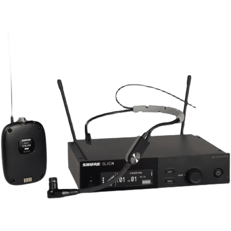 Shure/ SLXD14D/SM35 WL93 85 MX153 Беспроводная наушниковая система с петлей микрофон-петля