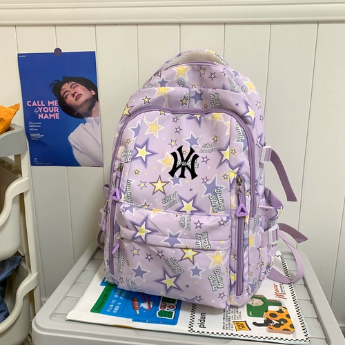 NY&NB Ранец, сумка через плечо, вместительный и большой рюкзак со сниженной нагрузкой, бретели, для средней школы, защита позвоночника