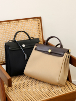 Craftsmanship by Mr. Lu｜Imported canvas/cowhide inseam herbag31 Kelly bag portable shoulder canvas bag