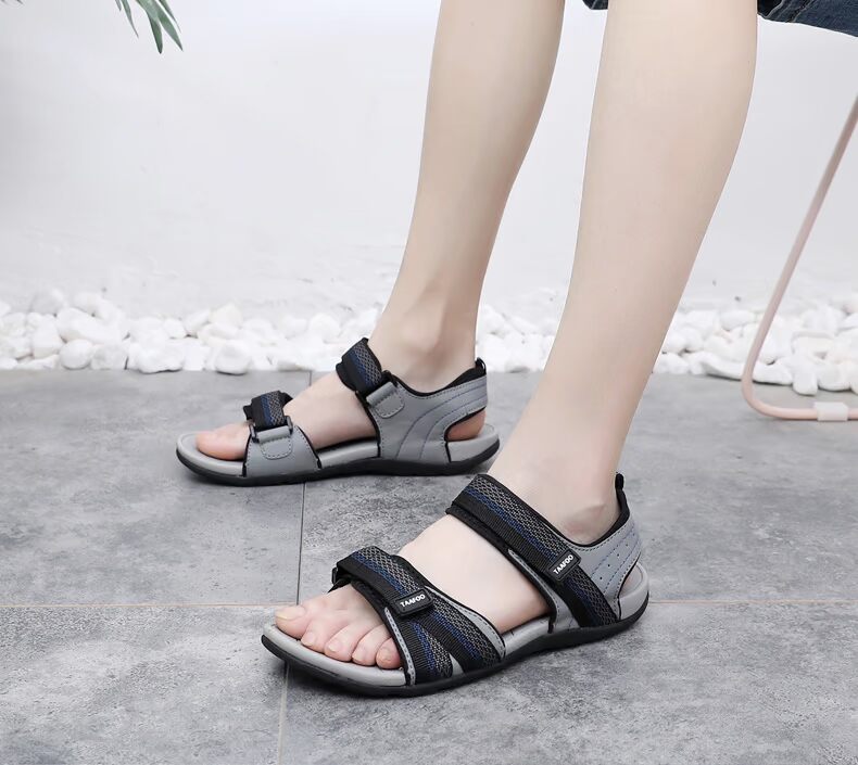 Dép cao su Việt Nam nam bình thường mùa hè Hàn Quốc thể thao học sinh nam giày đi biển 2019 mới - Sandal giày boot nam