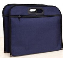 A4 Oxford bag Tote bag Canvas briefcase bag Advertising conference information bag Zipper bag a4