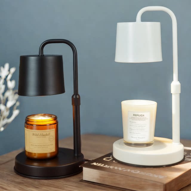 Vintage Copper Adjustable Fragrance Wax Melting Lamp, Candle Melting Lamp, Aromatherapy Candle, Bedroom Bedside Table Lamp, Small Night Light, Ambient Lighting Fixture