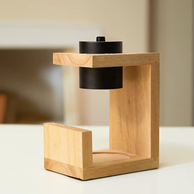 Japanese-Style Wooden Aromatherapy Wax Melting Lamp, Fragrance Melting Candle Lamp, Timer Bedroom Bedside Table Lamp, Small Night Light, Ambient Light, Gift