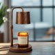 Vintage Copper Adjustable Fragrance Wax Melting Lamp, Candle Melting Lamp, Aromatherapy Candle, Bedroom Bedside Table Lamp, Small Night Light, Ambient Lighting Fixture