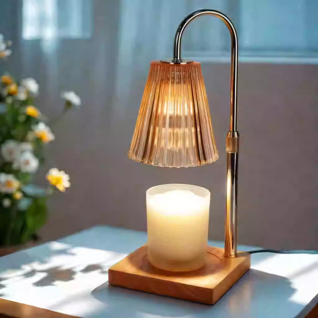 Aromatherapy Candle Lamp, Fragrance Melting Wax Lamp, Timed Melting Candle Lamp, Bedroom Night Light, Sleep Bedside Table Lamp, Ambient Lighting Fixture