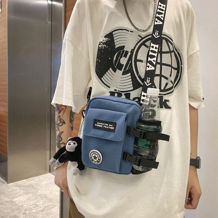 Children's crossbody bag boy summer handsome sports bag trendy girl going out to play backpack boy light kettle bag