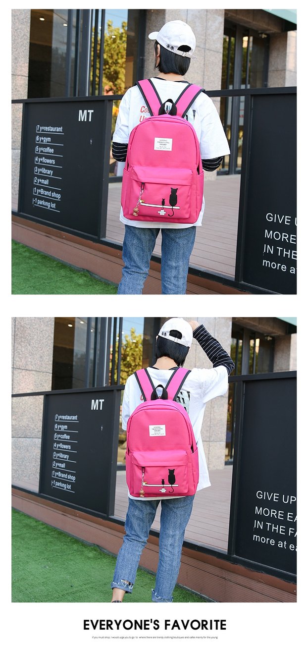 Ins bag nam và nữ Phiên bản Hàn Quốc của học sinh trung học cơ sở ba lô thời trang xu hướng thời trang giới trẻ balo trẻ em mẫu giáo