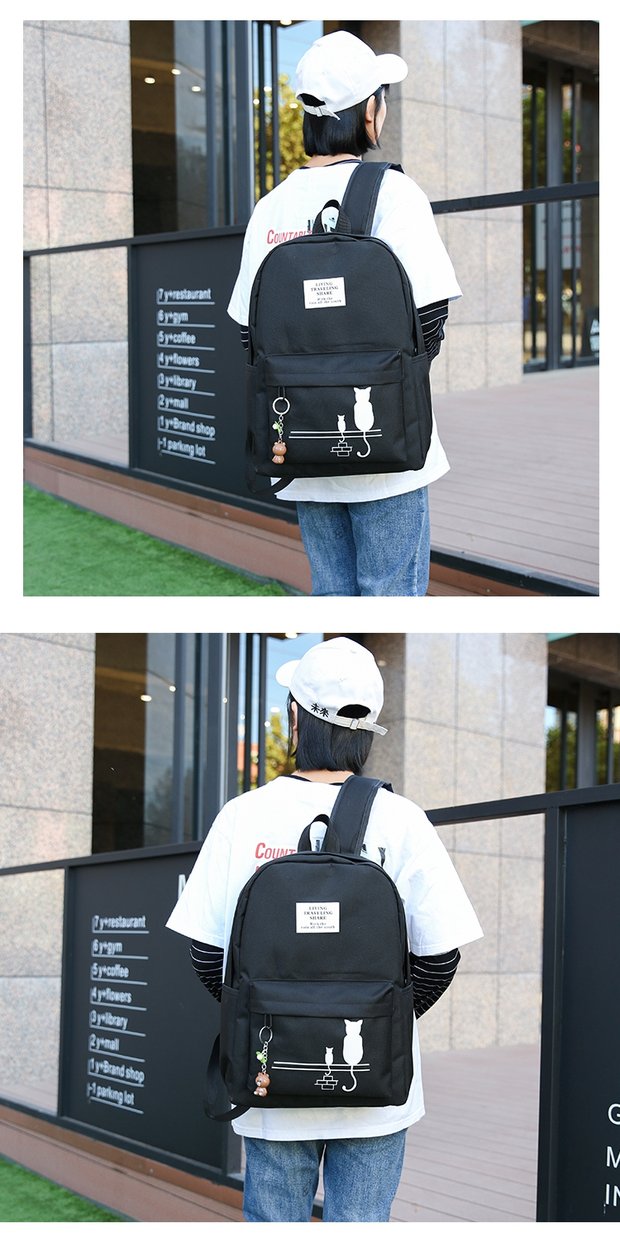 Ins bag nam và nữ Phiên bản Hàn Quốc của học sinh trung học cơ sở ba lô thời trang xu hướng thời trang giới trẻ balo trẻ em mẫu giáo