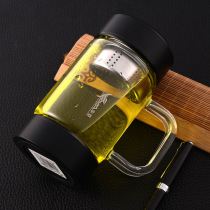 Waya tea water separation bubble tea cup office with cover filter male large capacity upscale glass mug drink water cup