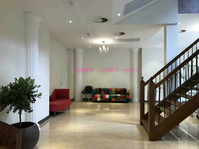 Roman Pillar Plaster Line In The European Style Living Room The