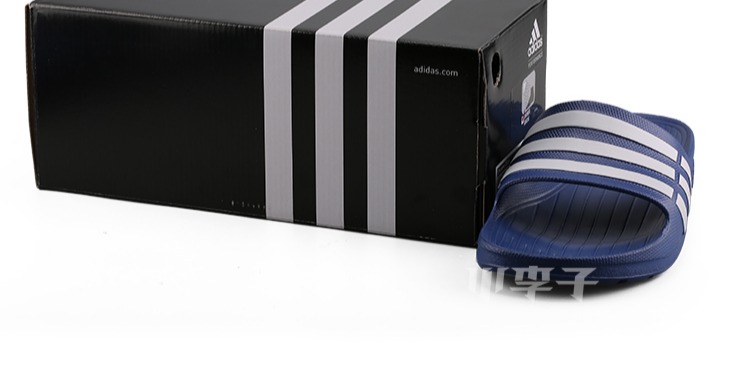 Xiaozizi: giày dép thể thao nam chính hãng adidas adidas DURAMO SLIDE dép quai ngang nam
