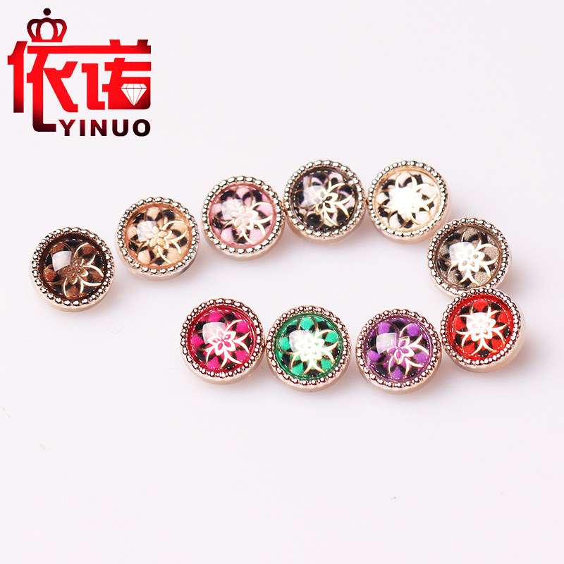 Button Shirt Wool shirt Sheep sweatshirt decoration printed resin button Nice Fashion Accessories Clothing Accessories Black