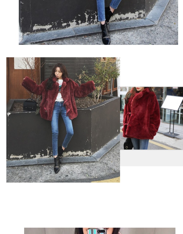 Manteau de fourrure femme LASETI    en Fausse fourrure - Ref 3174521 Image 25