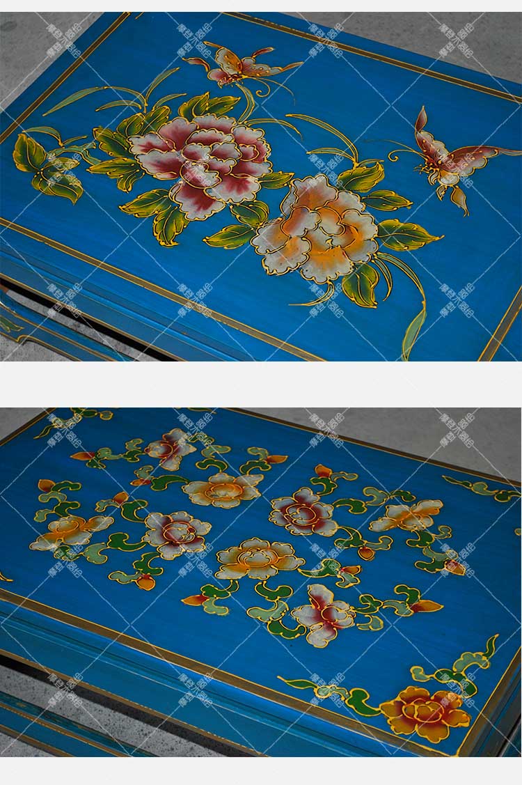 Bàn cà phê sơn nổi, một vài bàn cà phê giải trí, nội thất gỗ rắn đơn giản và hiện đại của Trung Quốc có thể được tùy chỉnh - Bàn trà bàn trà phòng khách