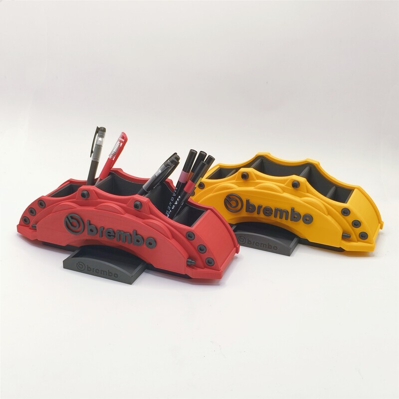 Brembo Caliper Pen Holder Desktop Storage Box Brembo Caliper Desktop Ornament Pen Holder